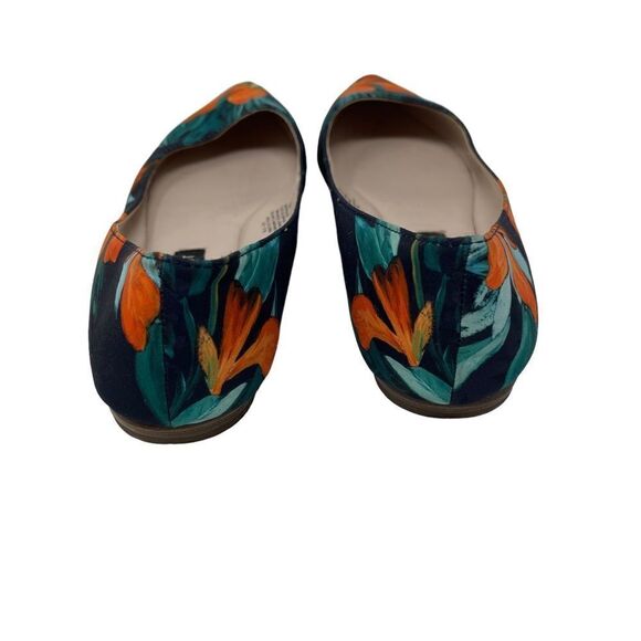 Nine West Speakup Floral Pattern Flats Women's 6 Slip On Textile Uppers - Picture 4 of 7
